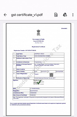 GST Certificate